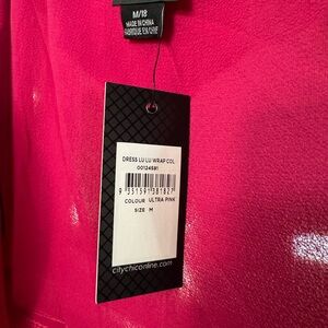 City Chic Ultra Pink Dress